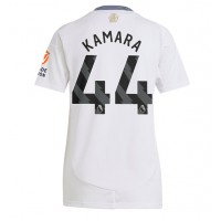 Echipament fotbal Aston Villa Boubacar Kamara #44 Tricou Deplasare 2024-25 pentru femei maneca scurta